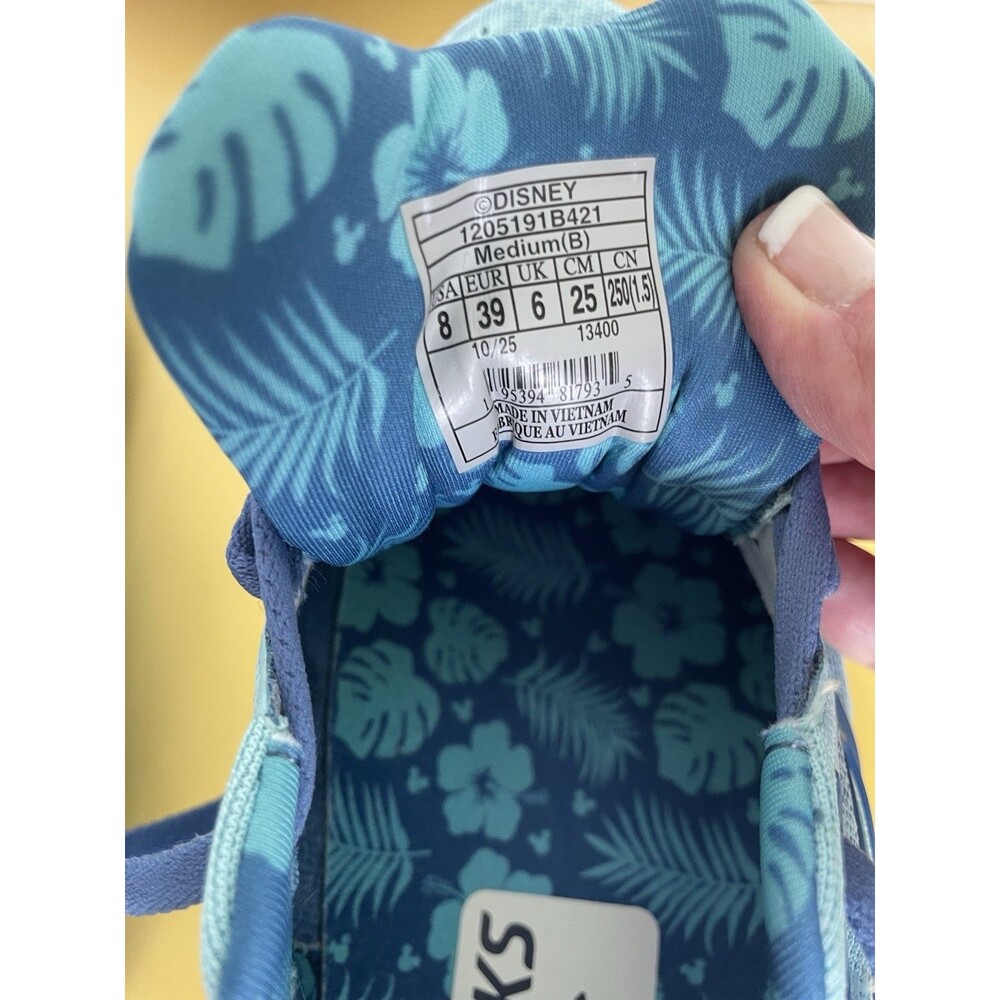 Brooks runDisney Glycerin 22 Stitch Women Size 8B Blue Red White Limited NIB - Picture 12 of 16